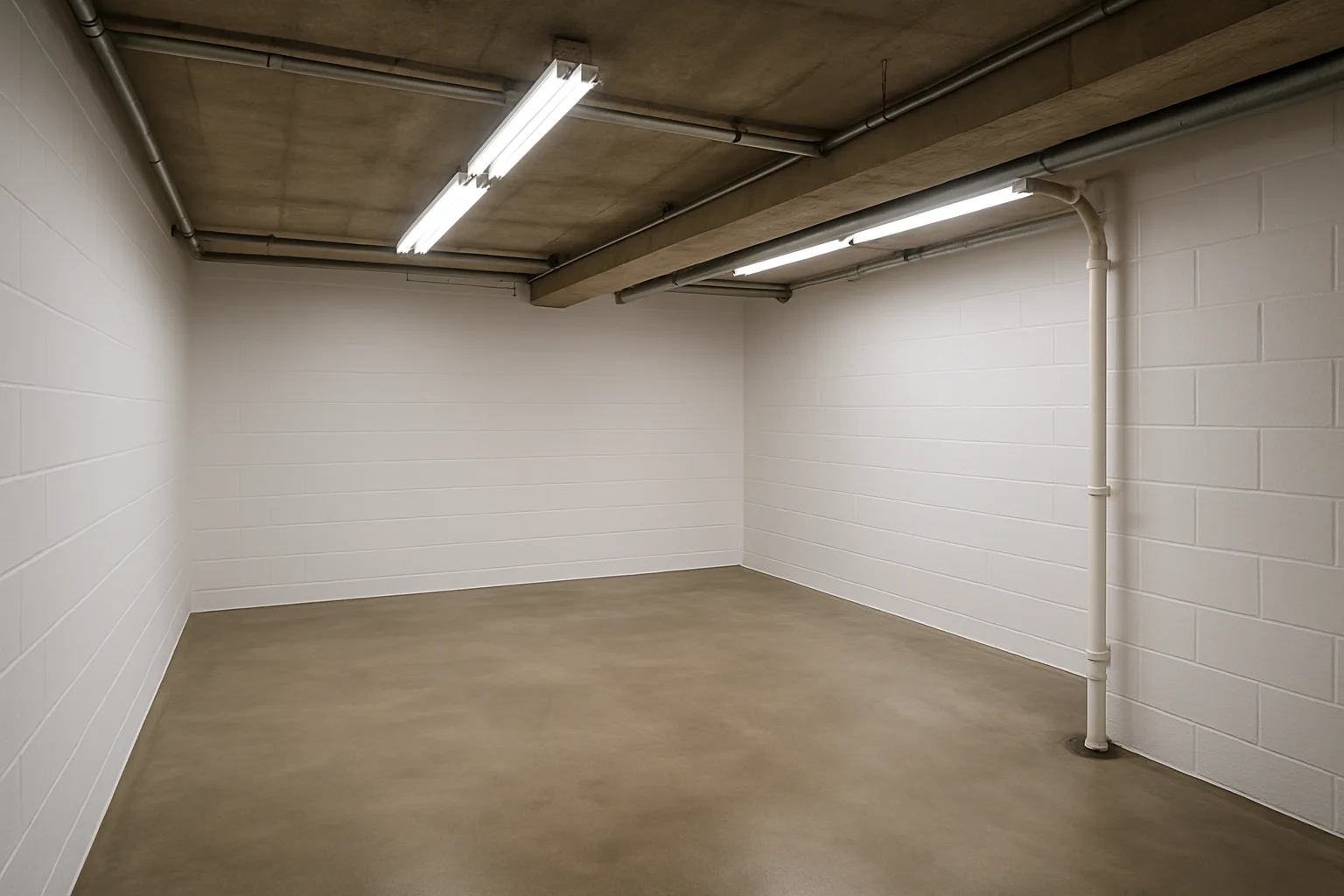 Subsol bloc după hidroizolație - complet uscat și protejat