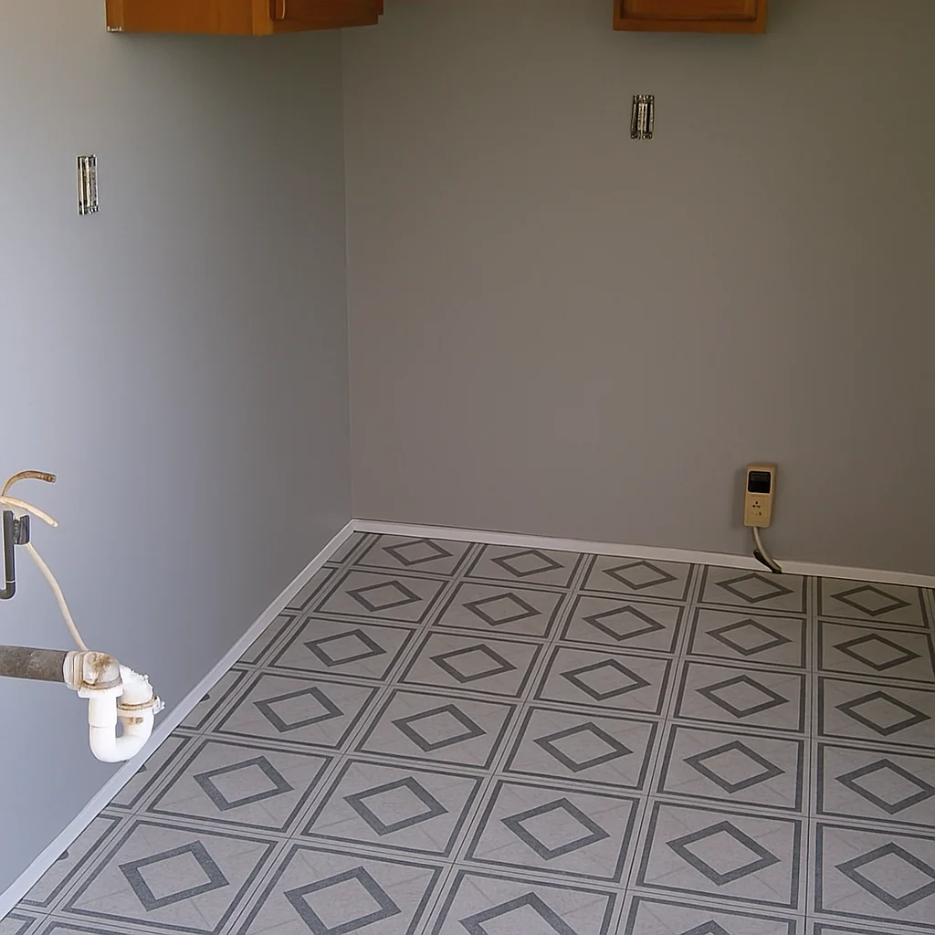 Subsol renovat în Titan după hidroizolație - rezultat final