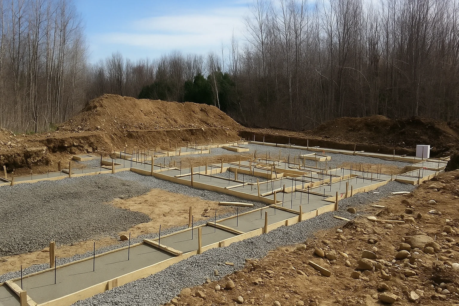 Fundație consolidată în Otopeni după injecții preventive