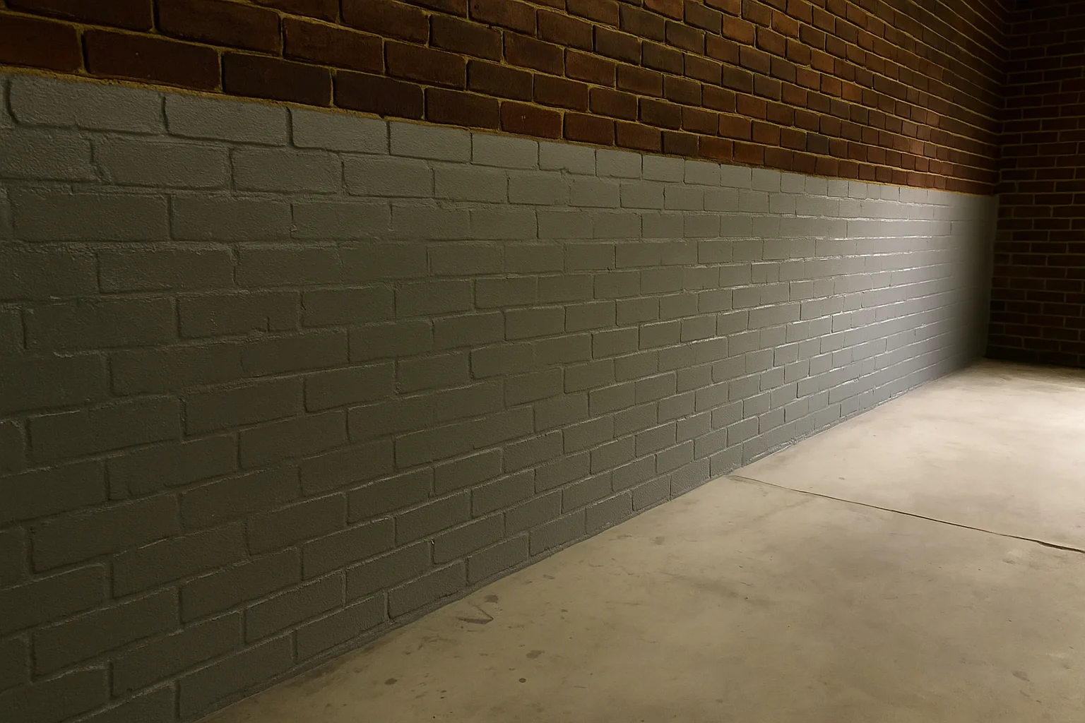 Garaj subteran uscat în Băneasa după injecții rașini